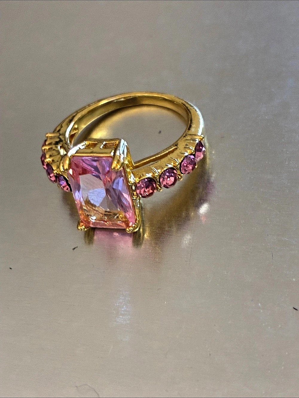 Pink Statement Ring - Picture 2 of 2